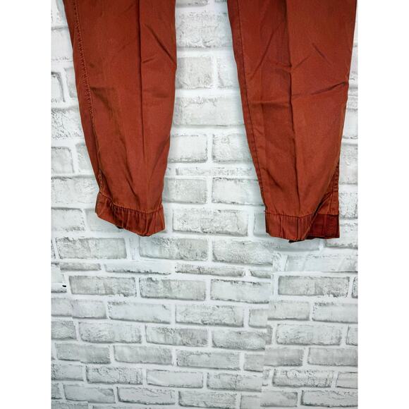 C&C California 100% Lyocel Rust Red Cargo Drawstring Pants Women's Medium - Picture 5 of 6